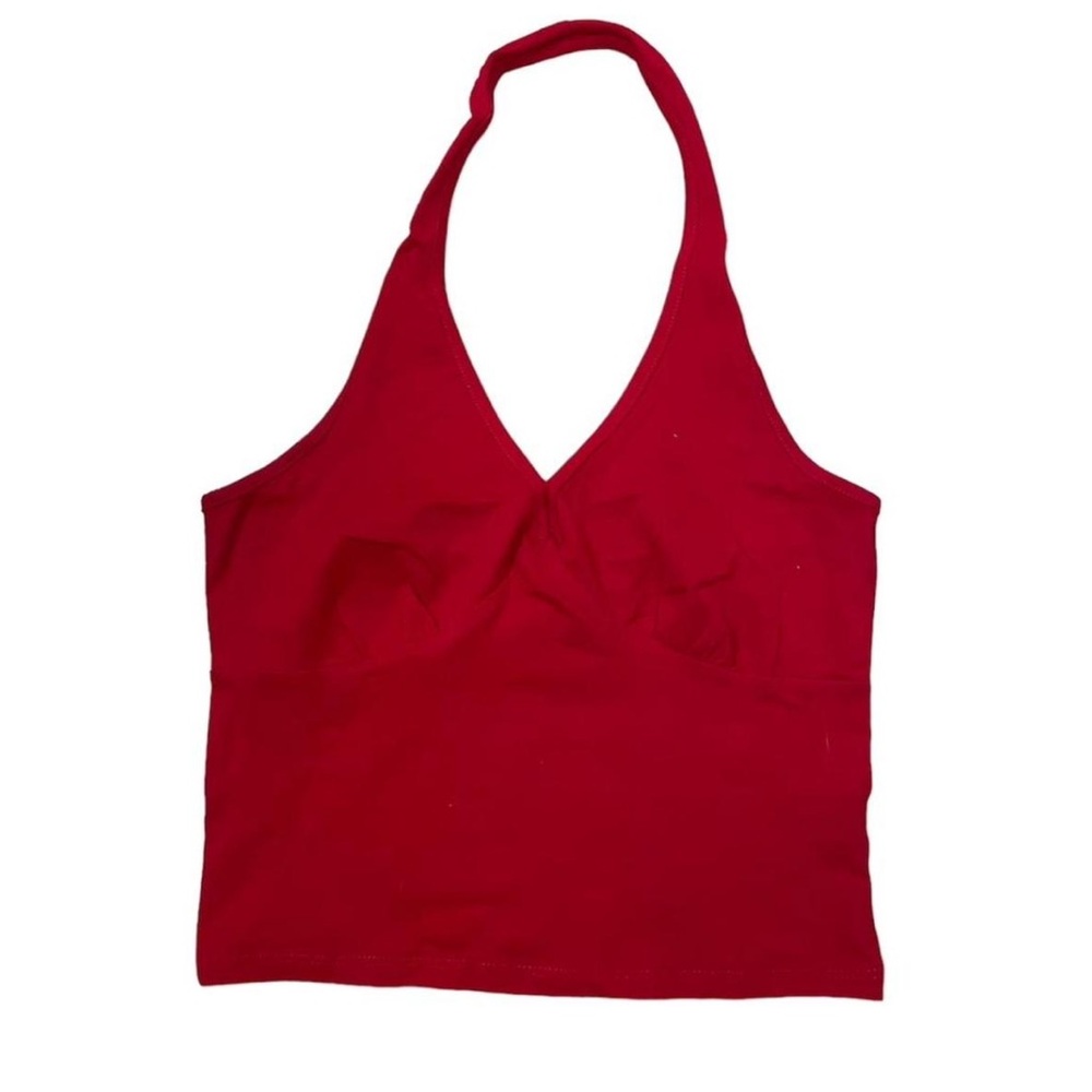 Red Halter Top